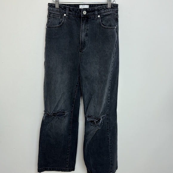 Abrand Jeans A '94 High and Wide Black Jeans Size 29 - Picture 2 of 7